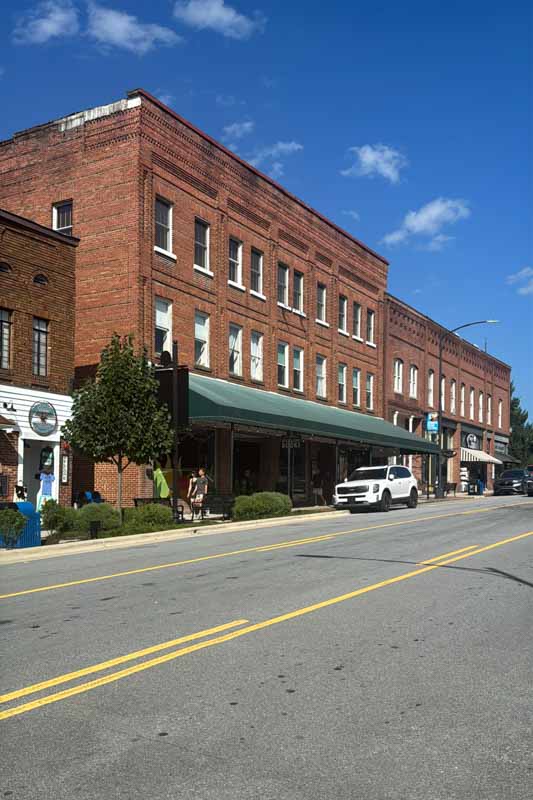View of downtown Brevard